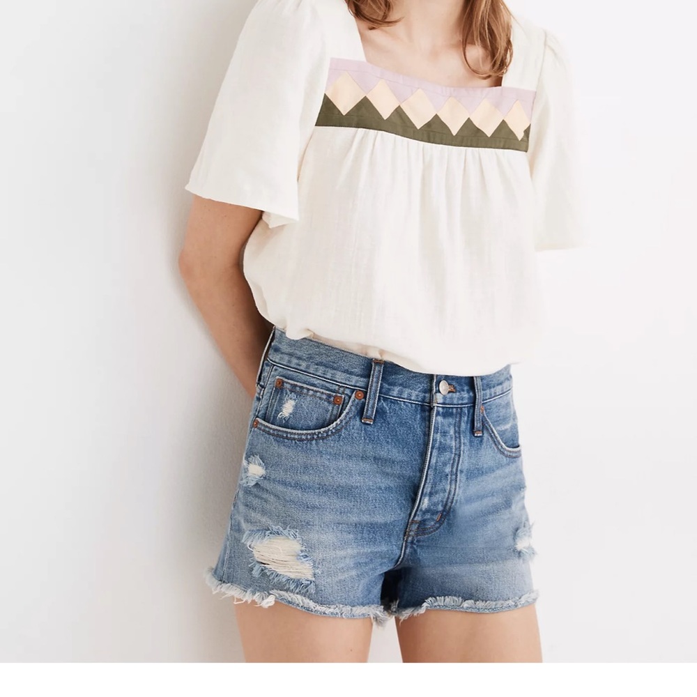 NWOT Madewell Relaxed Denim Short